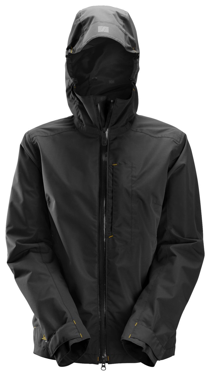 1367 AllroundWork, Vanntett skalljakke for dame, FARGE: 0400 - Black, STØRRELSE: STR: XS