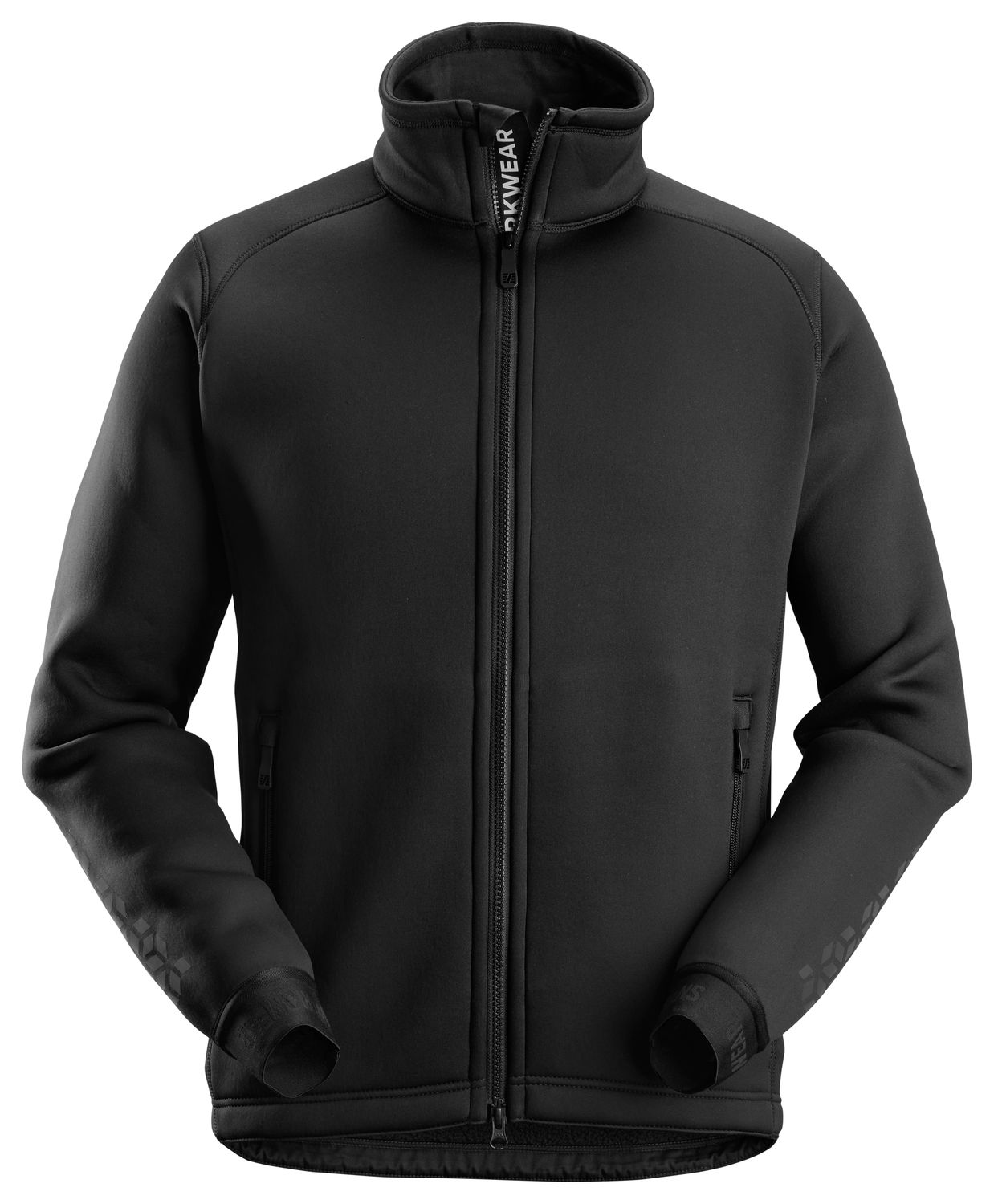 8018 AllroundWork, Jakke med teddyfôr, FARGE: 0400 - Black, STØRRELSE: SOR XS