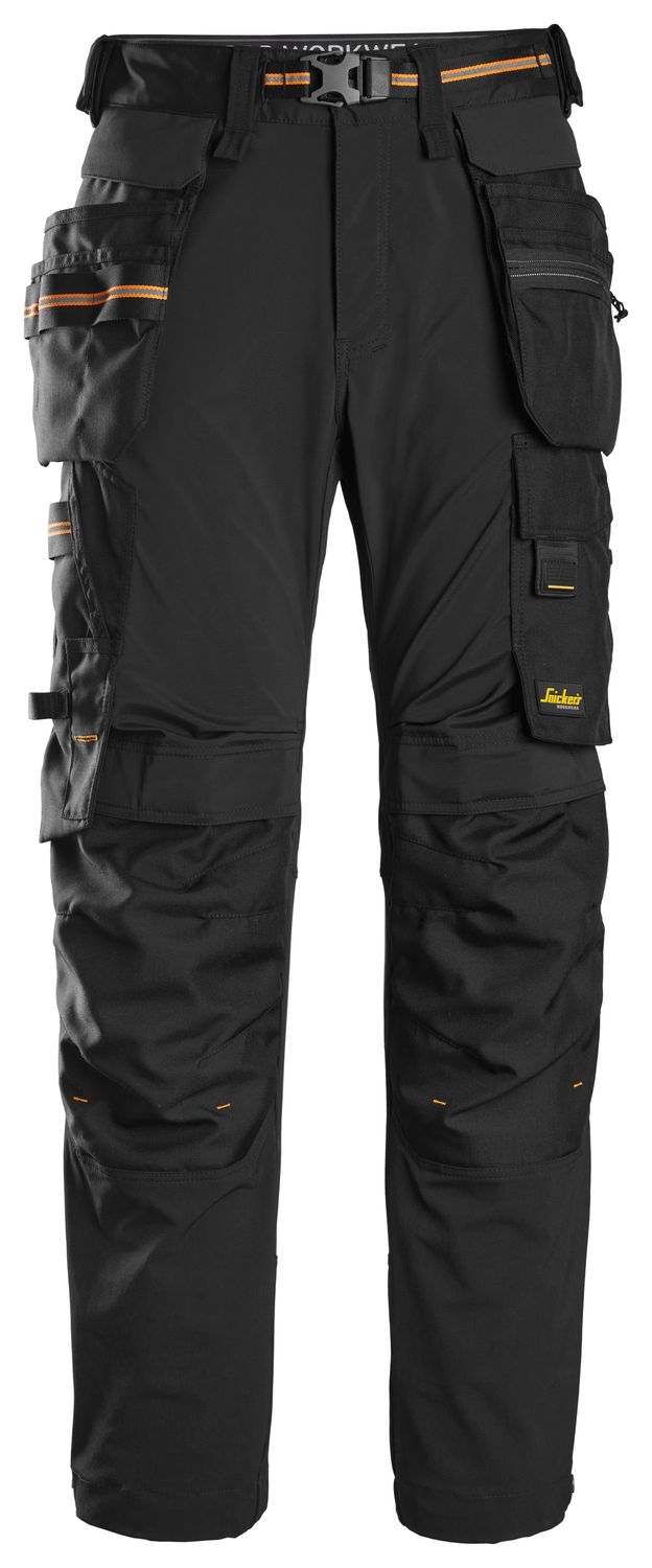 6515 AllroundWork, GORE® Windstopper® Bukse, FARGE: 0404 - Black, STØRRELSE: STR: 44