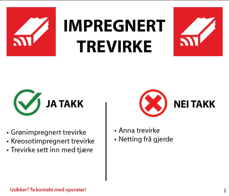 Aluskilt IMPREGNERT TREVIRKE 600x700mm