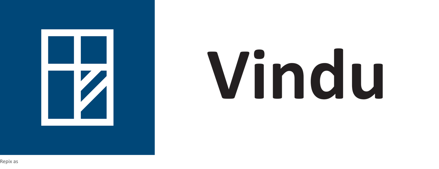 Aluskilt Vindu 20x50cm