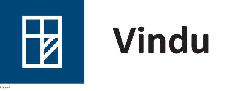 Aluskilt Vindu 20x50cm