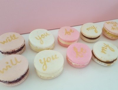 Bridesmaid Proposal Macarons