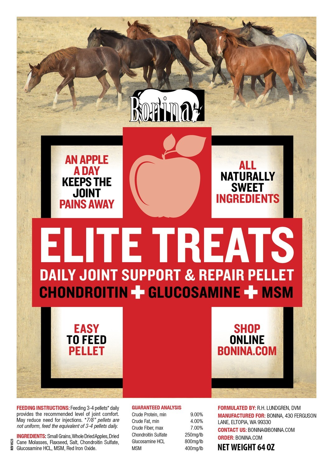 ELITE Treats - Joint Support for Horses - 4lb