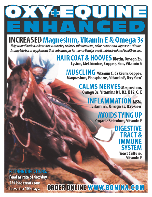 OXY+EQUINE ENHANCED - Build Muscle & Aid Respiration Equine Supplement - 23lb Bag - Treats 1 horse/3 months