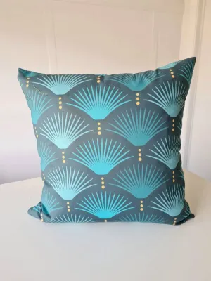 Blue Fescue Cushion Cover 45/50 cm Handmade in Australia 