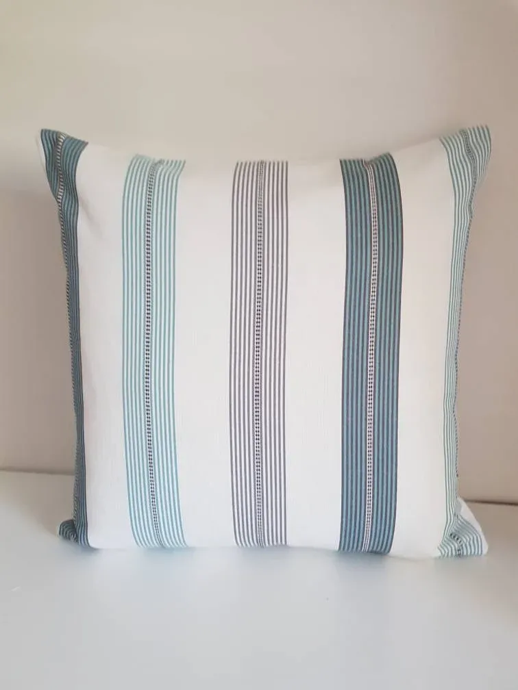 Stripe Cushion Cover 45/50 cm Handmade in Australia