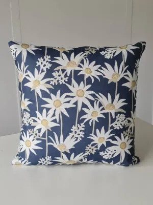 Flannel Flower Cushion Cover 45/50 cm Handmade in Australia