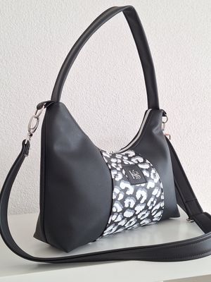 Hobobag Shopper Schwarz/Leo
