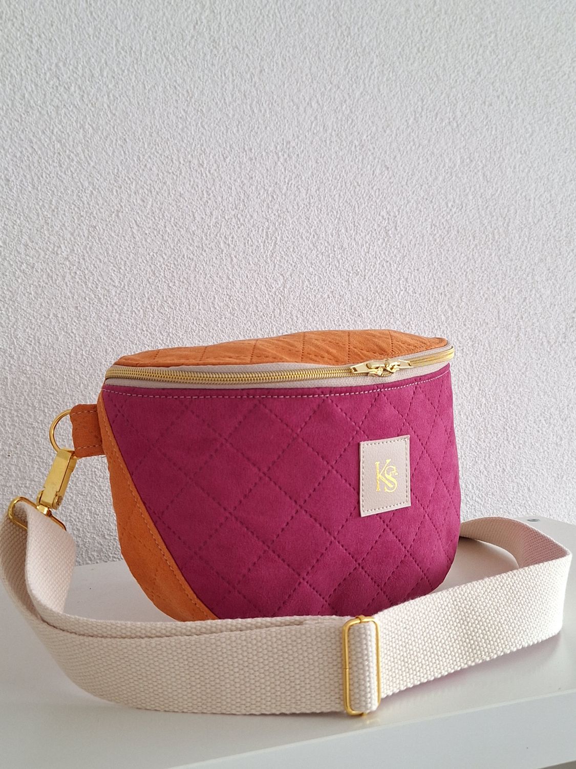 Crossbodybag Pink/Orange