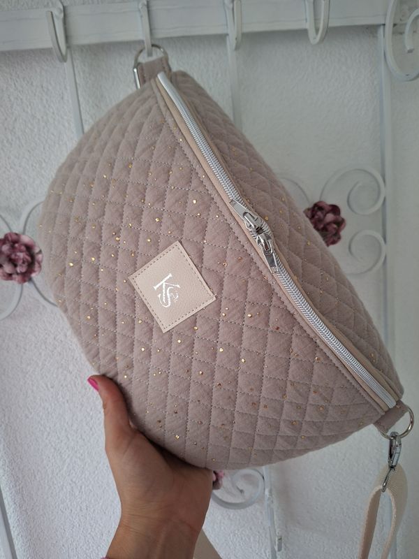 Bodybag Musselin Taupe