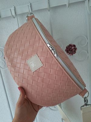 Bodybag Rosè Flechtoptik