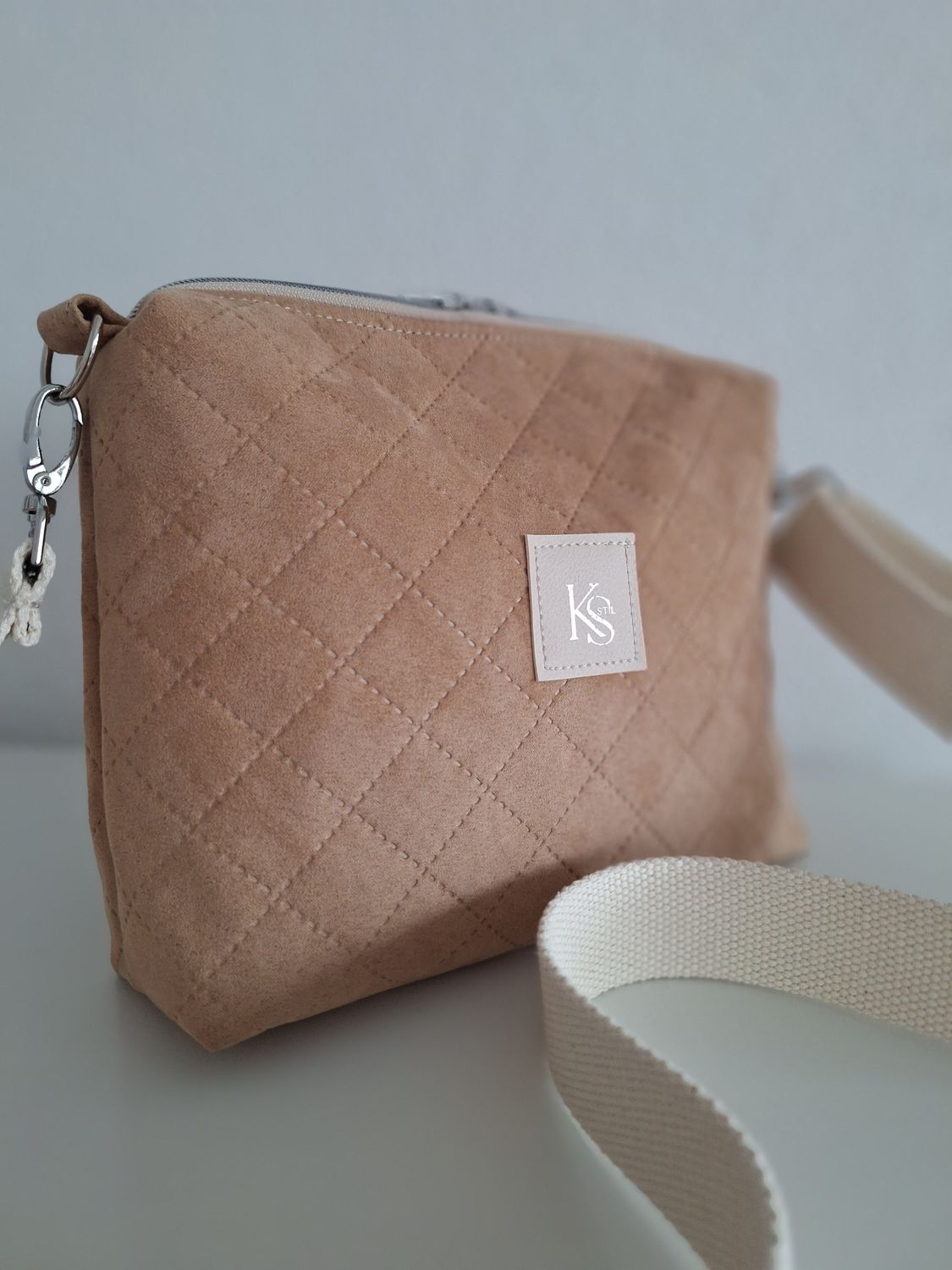 Umhängetasche Beige