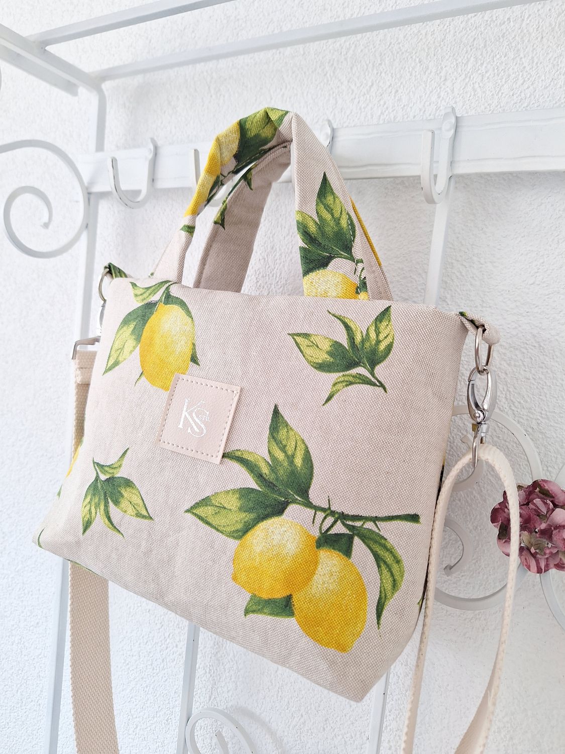 Minishopper Canvas Zitrone