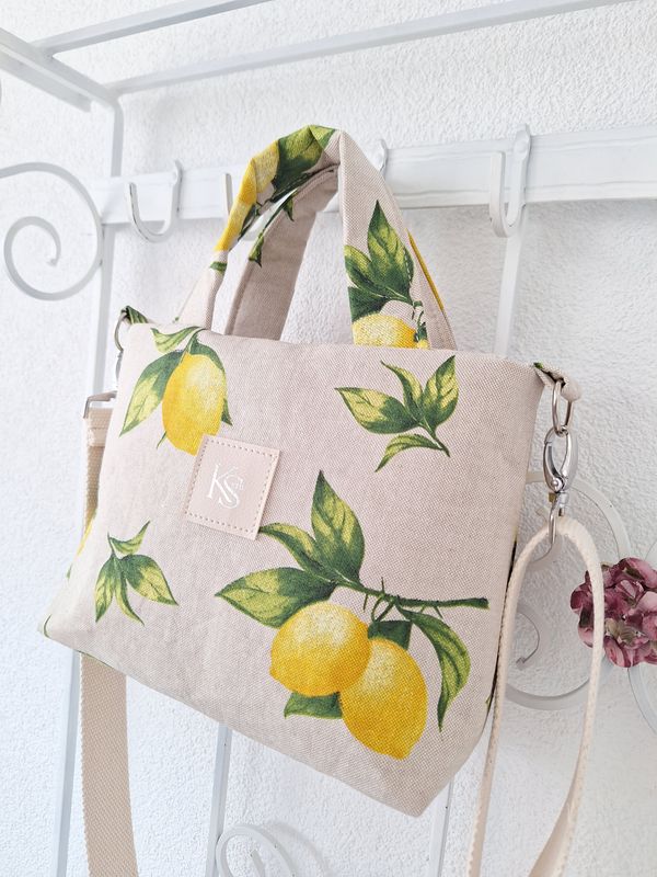 Minishopper Canvas Zitrone