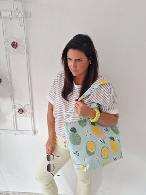 Shopper Zitrone Mint