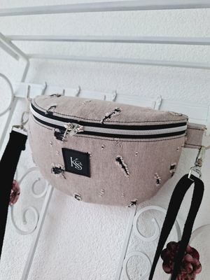 Bodybag Jeans Used Look Schwarz
