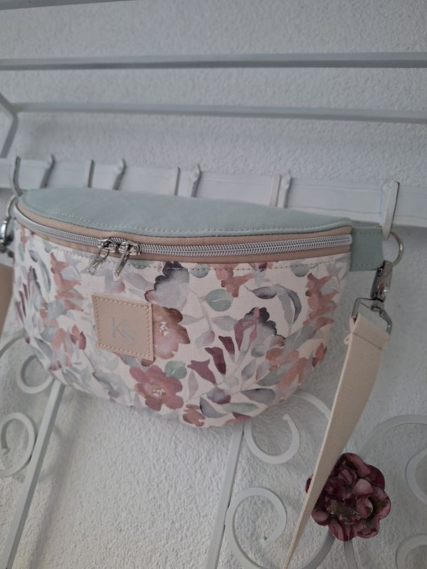 Bodybag Mint Blumen
