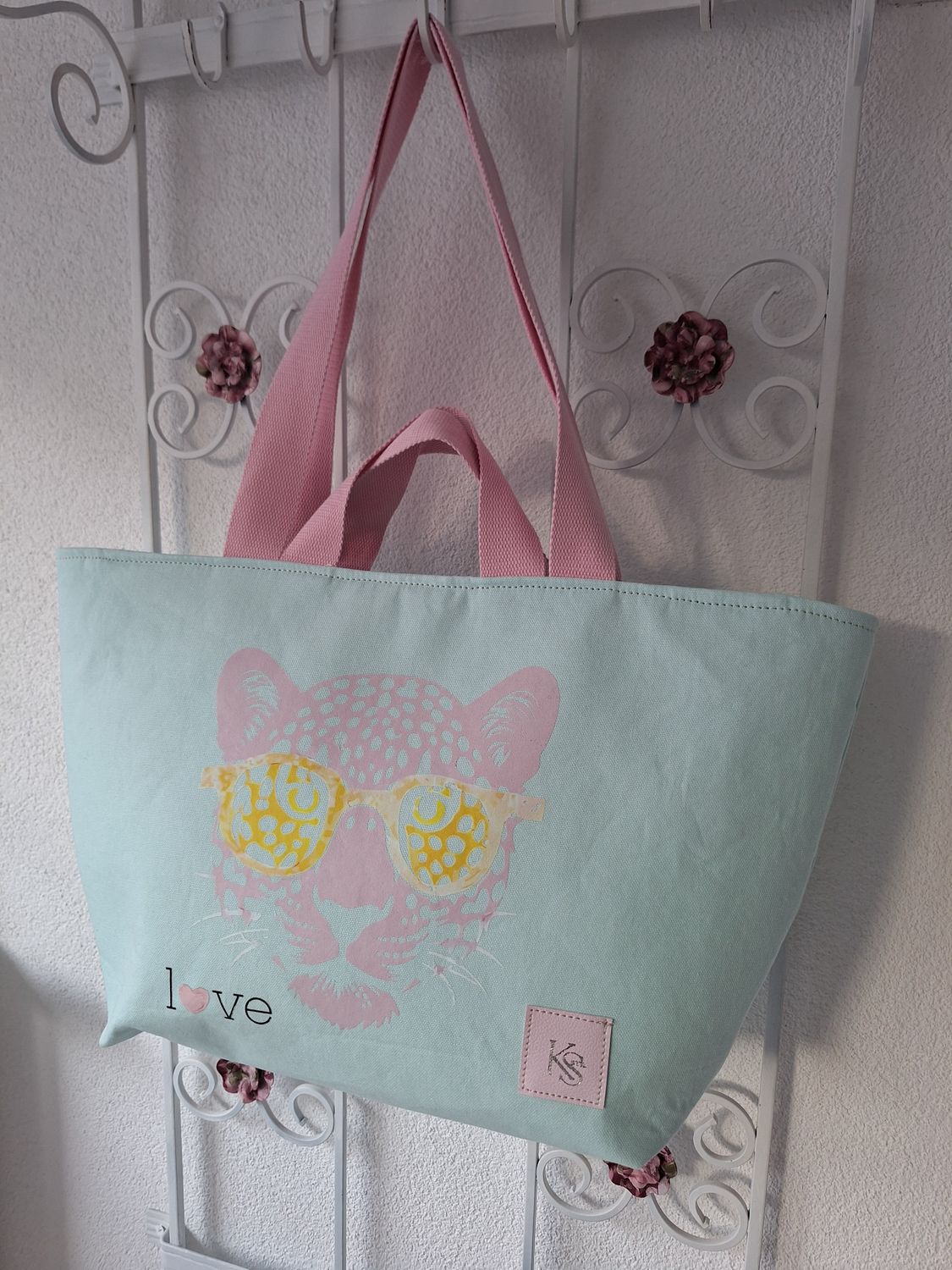 Shopper Mint Panther
