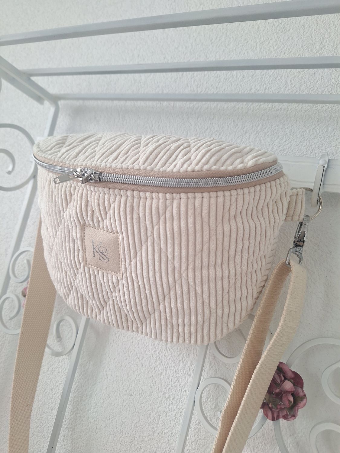 Crossbodybag Cord Natur