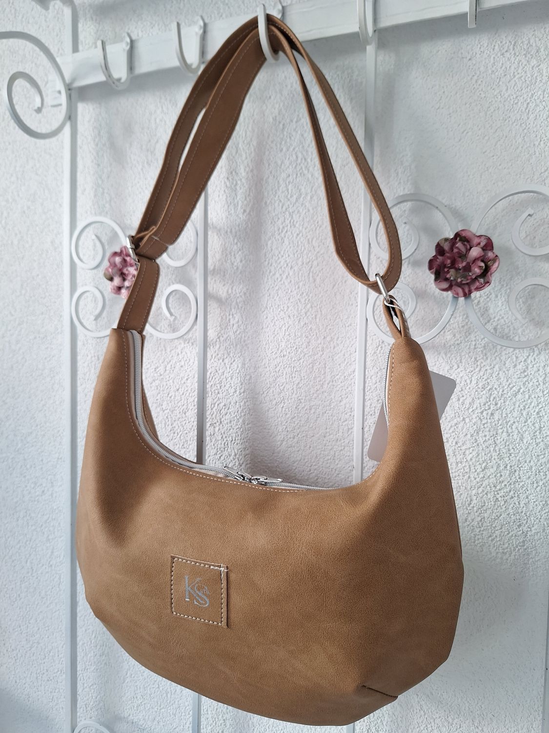 Halfmoonbag Beige