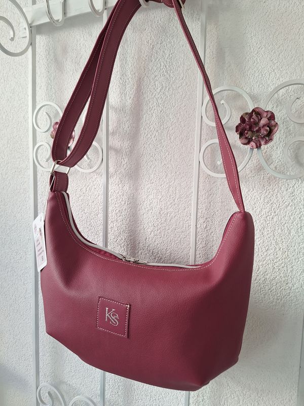 Halfmoonbag Bordeaux