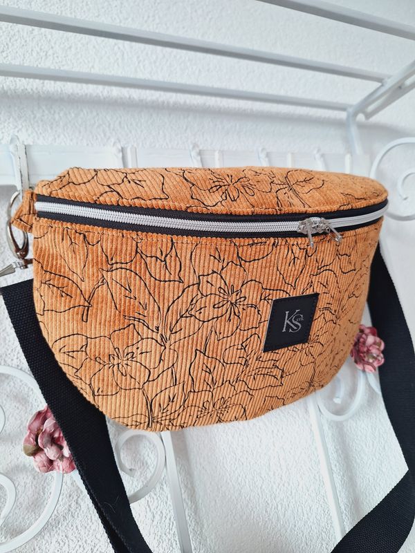 Bodybag Cord Blumen