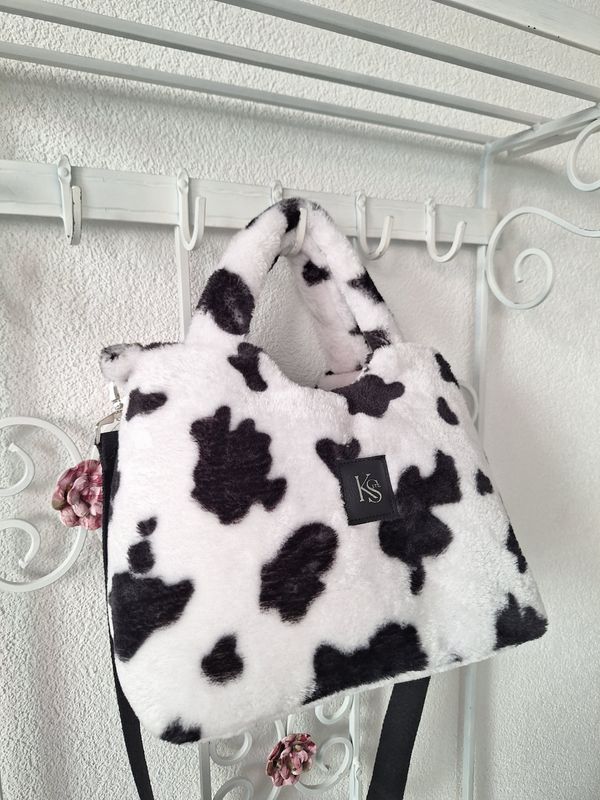 Handbag Kunstfell Kuh