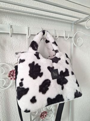 Handbag Kunstfell Kuh