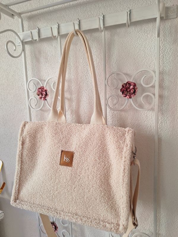 Bookbag Bouclè Natur