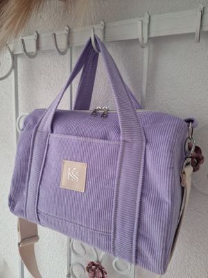 Boston Bag Cord Flieder