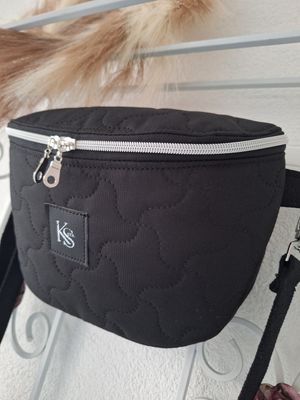 Crossbodybag Schwarz / Silber