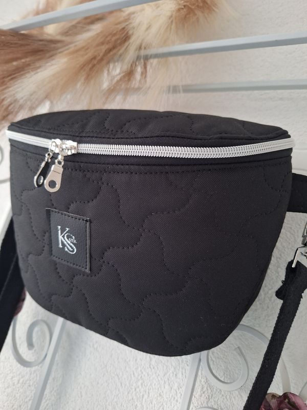 Crossbodybag Schwarz / Silber