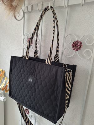 Bookbag Schwarz/Zebra