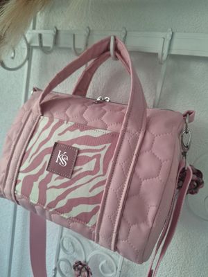 Boston Bag Rosa Zebra