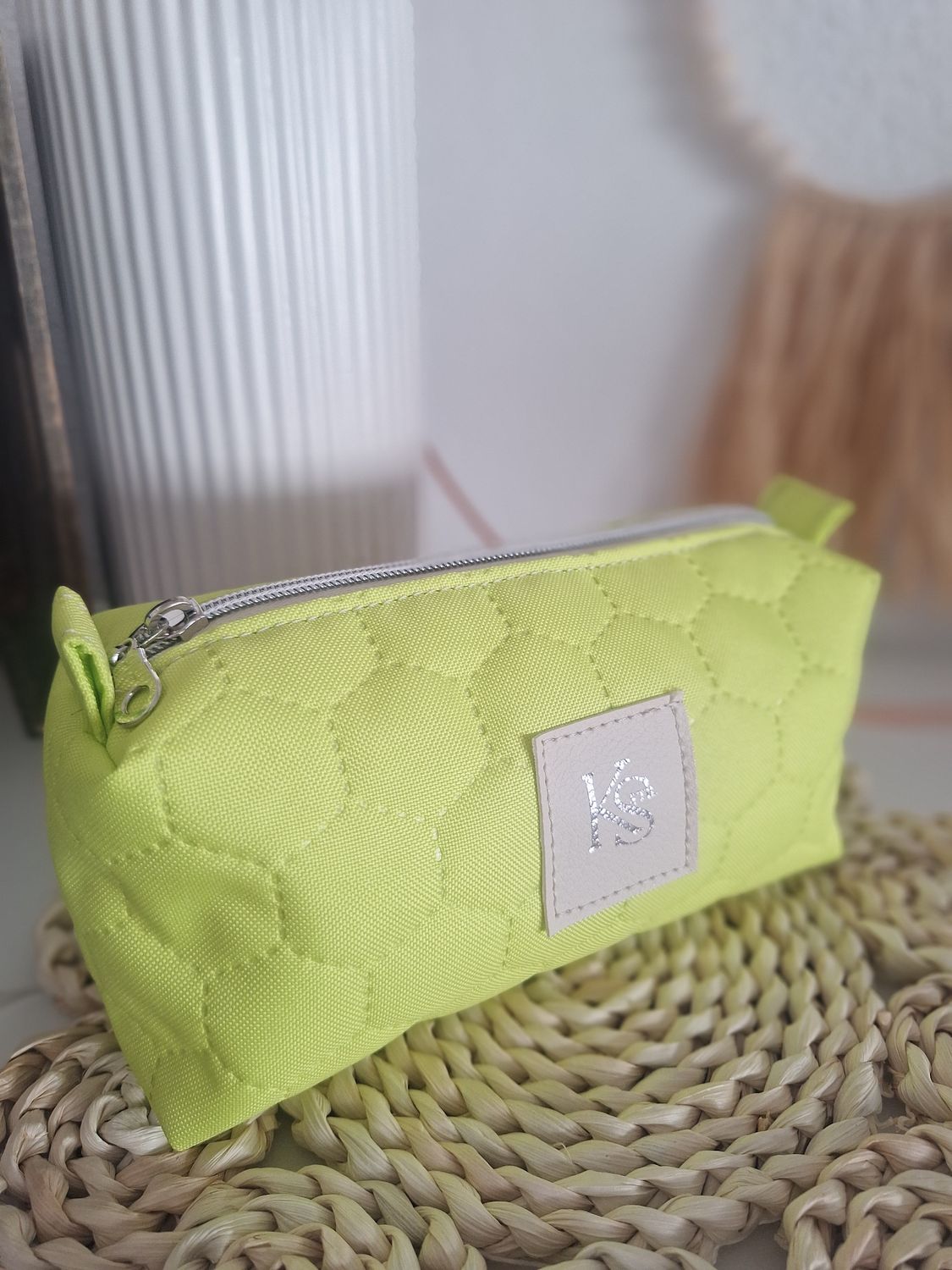 Kosmetiktasche Boxy Lime