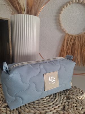Kosmetiktasche Boxy Hellblau Stern Kosmetiktasche Boxy Hellblau Stern