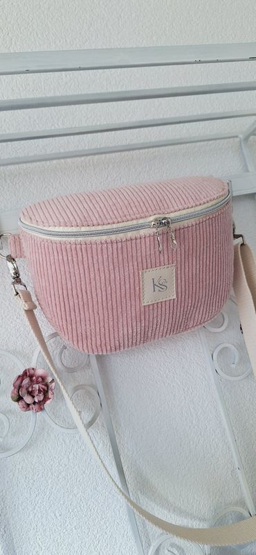 Crossbodybag Puderrosa Cord