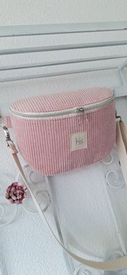 Crossbodybag Puderrosa Cord