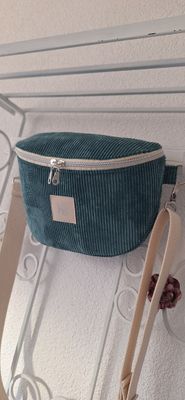 Crossbodybag Smaragdgrün/Petrol Mix