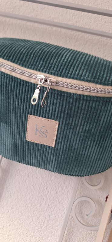 Crossbodybag Smaragdgrün/Petrol Mix