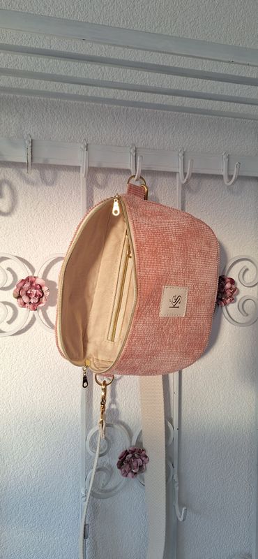 Crossbodybag Rosè / Apricot