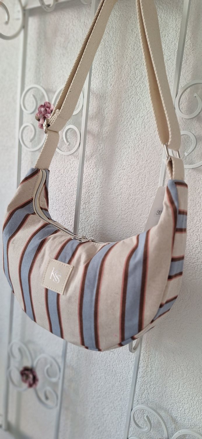 Halfmoonbag Streifen