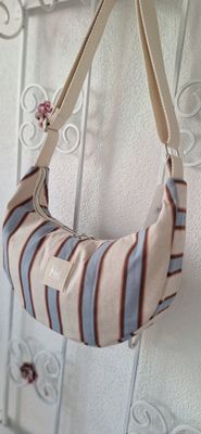 Halfmoonbag Streifen