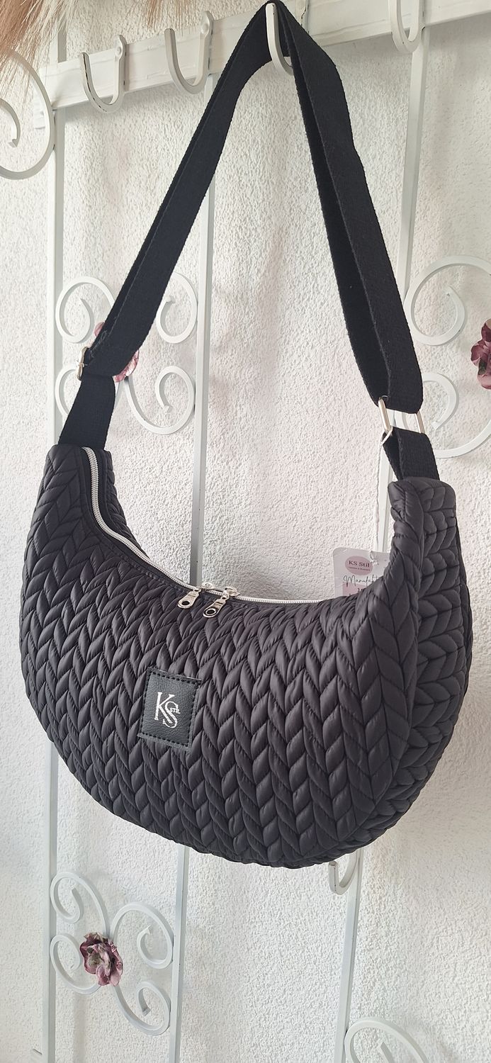 Halfmoonbag Schwarz