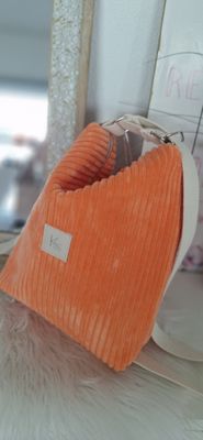 Rucksack Shopper Cord Peach
