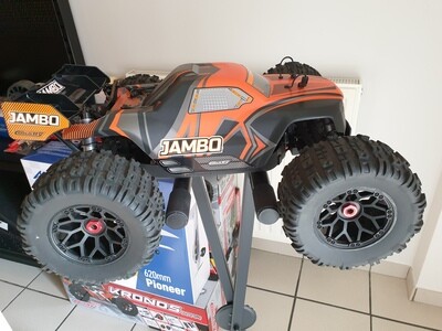 Team Corally Jambo XP 6S Monster Truck SWB 1:8 RTR - gebruikt Team Corally Jambo XP 6S Monster Truck SWB 1:8 RTR - gebruikt
