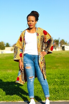 African Sunshine Kimono