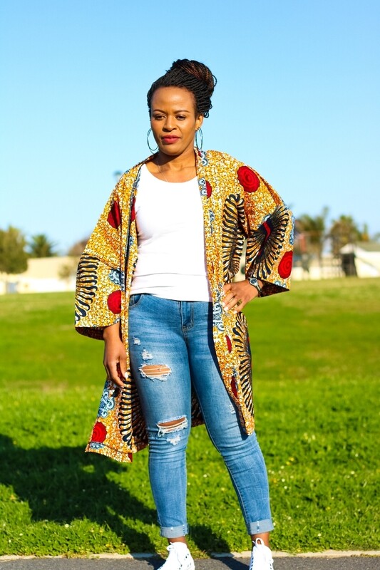 African Sunshine Kimono