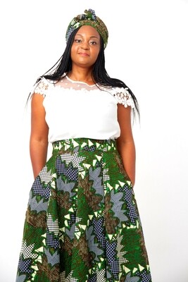 Eva green Midi Skirt